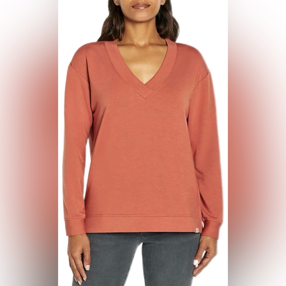 Orvis Sweater Burnt Orange NWOT